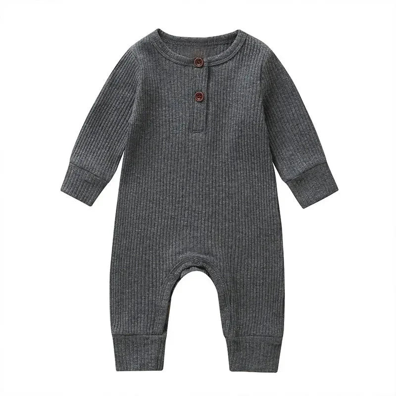 Autumn Newborn Infant Baby Boys Girls Romper Playsuit Overalls Cotton Long Sleeve Baby Jumpsuit Newborn Clothes